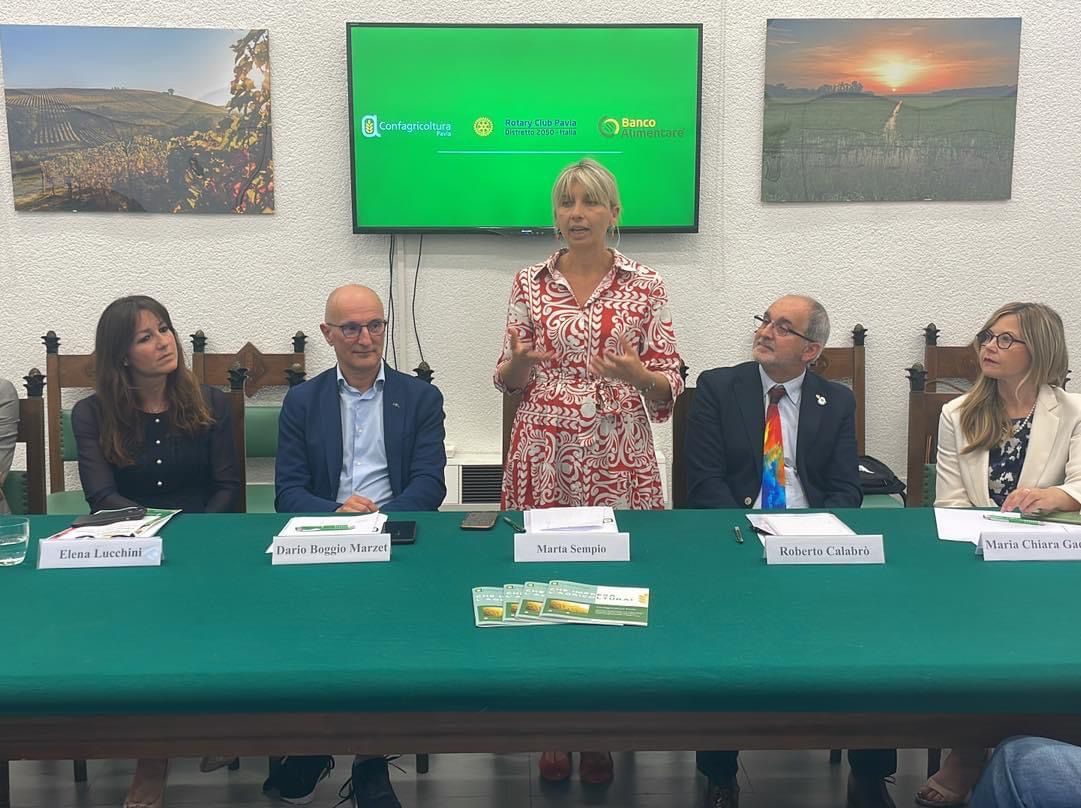 CONFAGRICOLTURA PAVIA DONA ECCEDENZE AL BANCO ALIMENTARE DELLA LOMBARDIA